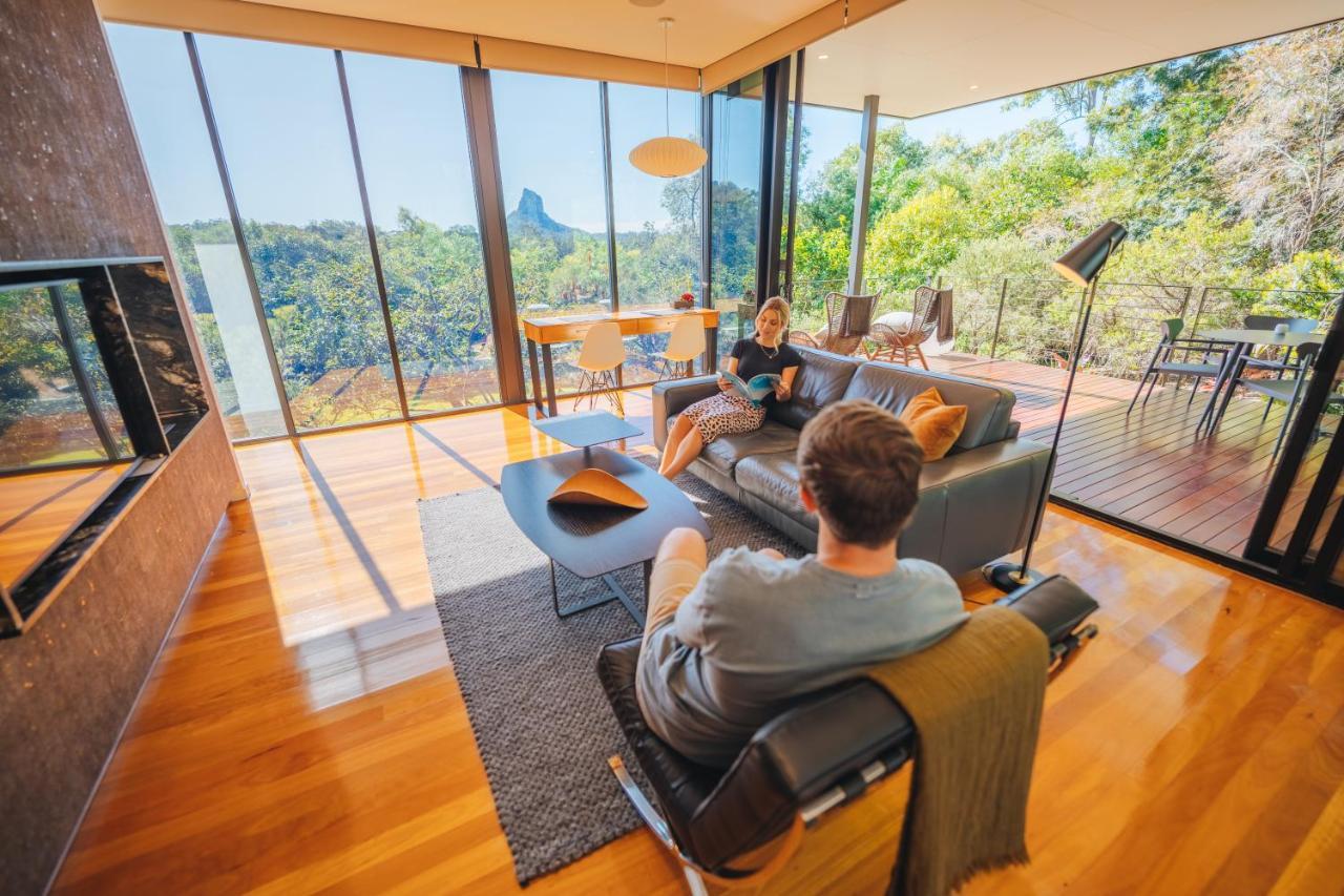 Verre sur Serre Glass House Mountains Extérieur photo
