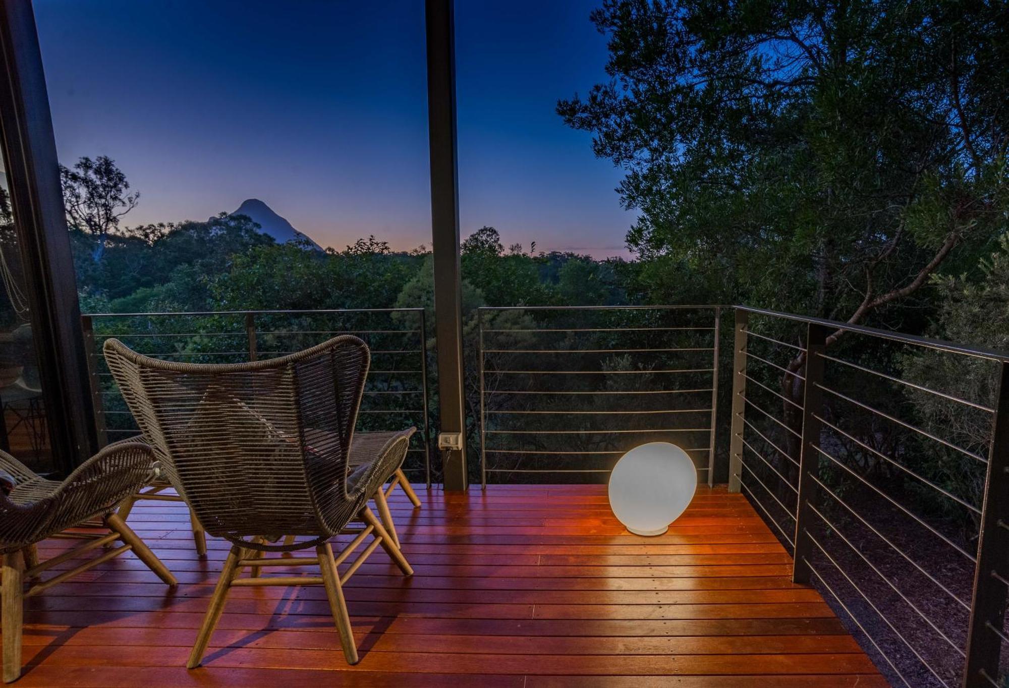 Verre sur Serre Glass House Mountains Extérieur photo