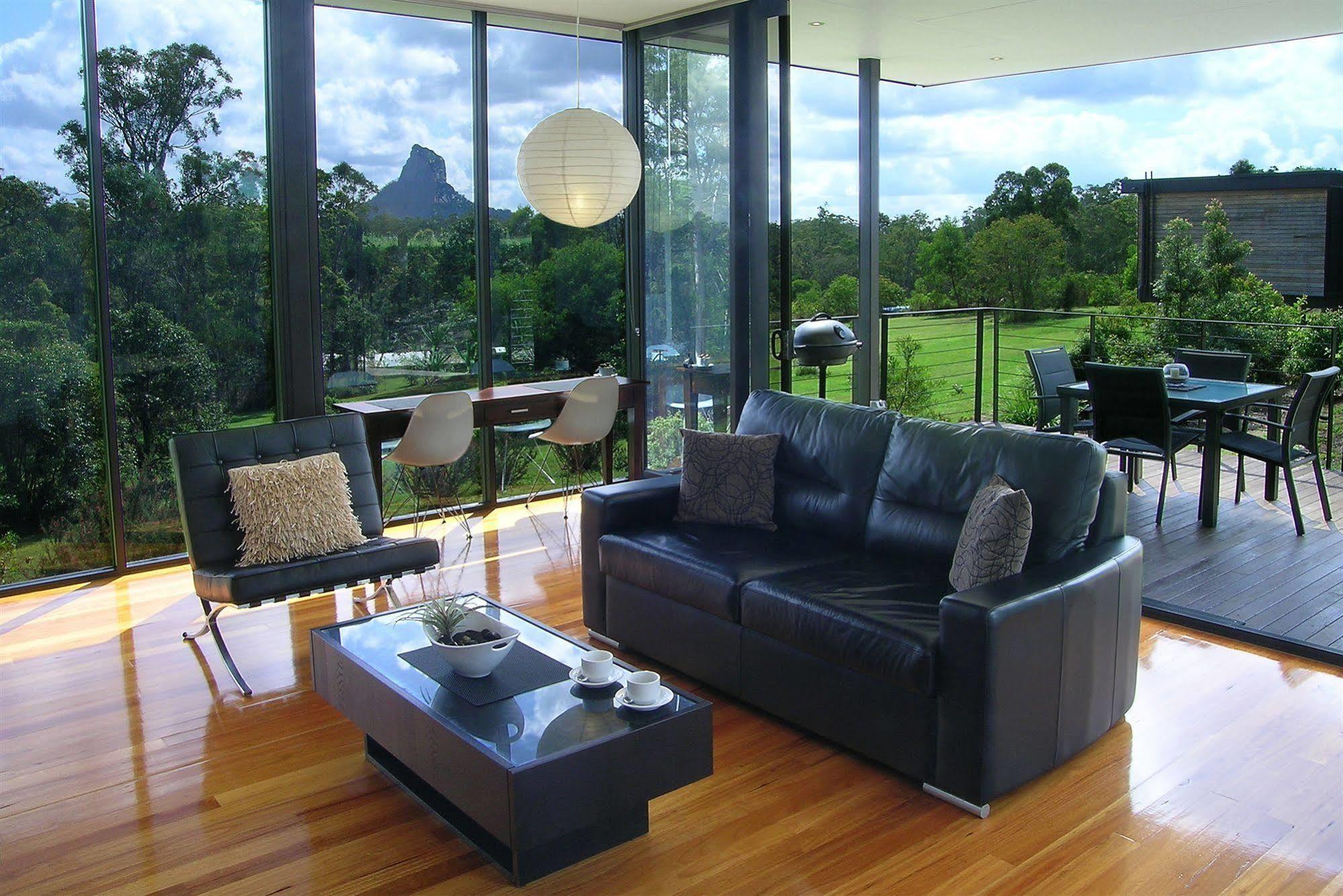 Verre sur Serre Glass House Mountains Extérieur photo